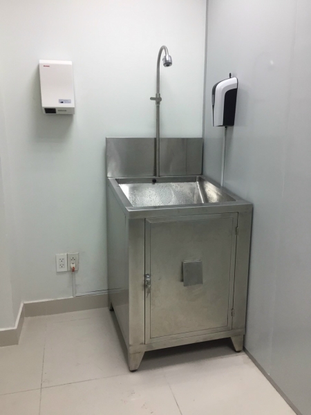 Bồn rửa tay vòi đơn - Thiết Bị Phòng Sạch Tuấn Quốc - Công Ty TNHH Sản Xuất Thương Mại Dịch Vụ Tuấn Quốc